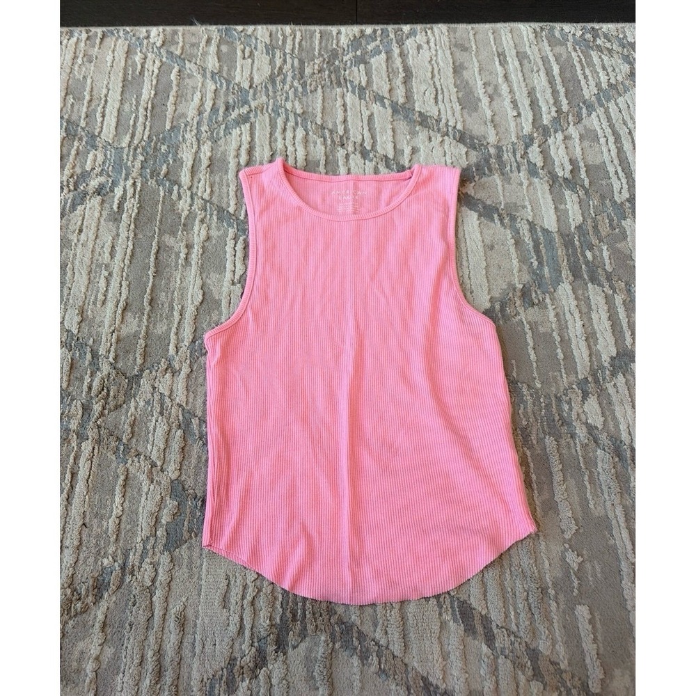 american eagle tank top pink xs women's teen shirt